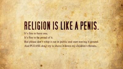 Прикрепленное изображение: religion_is_like_a_penis-600x337.jpg